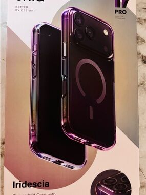iPhone 17 Iridescia Purple Clear Hybrid Phone Case by design